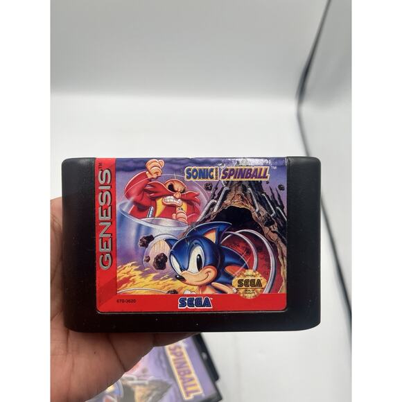 Sonic Spinball (Sega Genesis, 1993) Fast Free shipping! - Picture 6 of 10